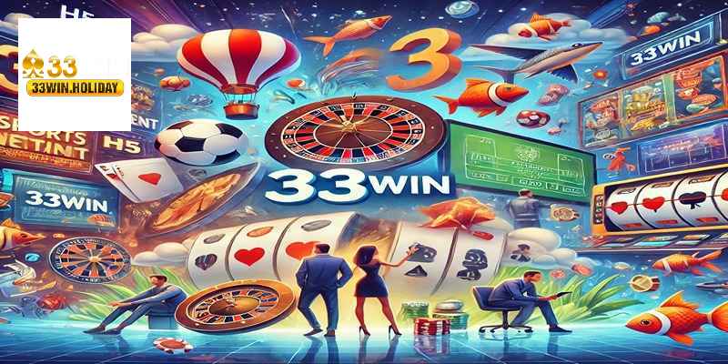 33Win có dịch vụ giải trí đa dạng từ thể thao đến casino và bắn cá